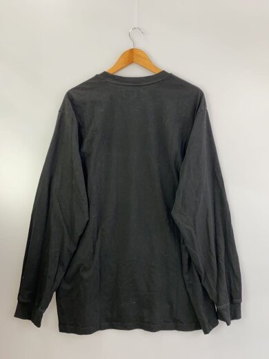商品画像：長袖Tシャツ/XL/コットン/BLK 2