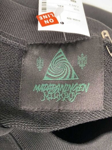 商品画像：MADARANINGEN/スウェット/XXL/コットン/BLK 3