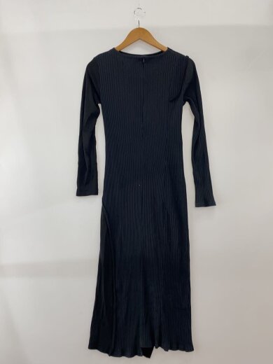 商品画像：長袖ワンピース/FREE/コットン/BLK/141510008/21AW/アシメシャーリングカット ワンピース// 2