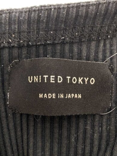 商品画像：長袖ワンピース/FREE/コットン/BLK/141510008/21AW/アシメシャーリングカット ワンピース// 3