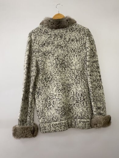 商品画像：ジャケット/3/ウール/GRY/BTM69-519-03/ラビットファー/ノバチェック 2