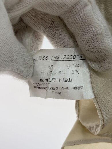 商品画像：長袖シャツ/48/コットン/BEG/無地 5