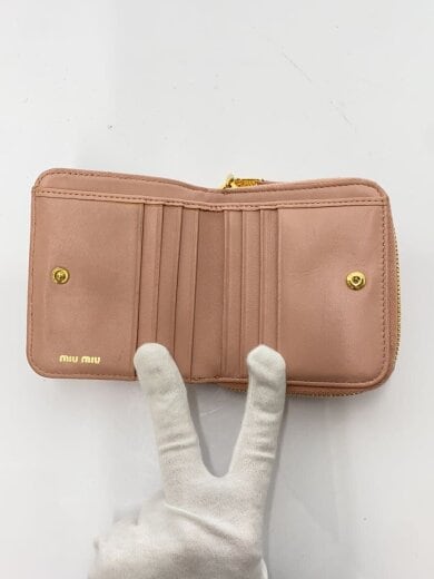 商品画像：2つ折り財布/PNK/レディース/マテラッセ/角擦れアリ/// 4