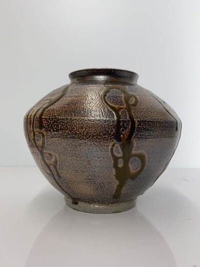 商品画像：丸田宗彦作/内田皿屋窯/壷・花瓶/黒牟田焼// 3