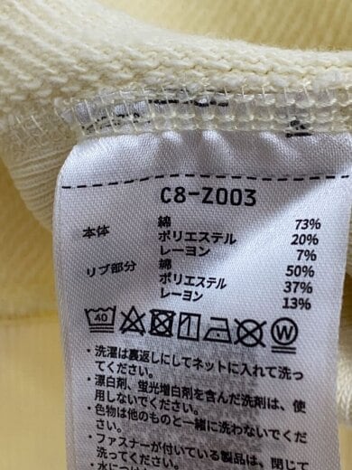 商品画像：スウェット/--/コットン/アイボリー/プリント/C8-Z003/24ss/リバースウィーブ 4