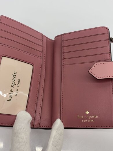 商品画像：2つ折り財布/レザー/PNK/レディース// 4