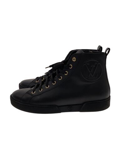商品画像：ハイカットスニーカー/38/BLK/黒/レザー/LV// 1
