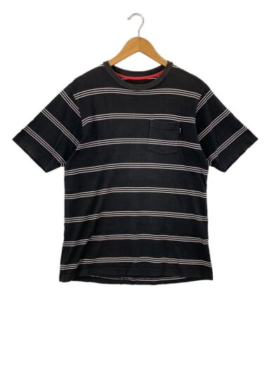商品画像：Tシャツ/M/コットン/BLK/ボーダー// 1