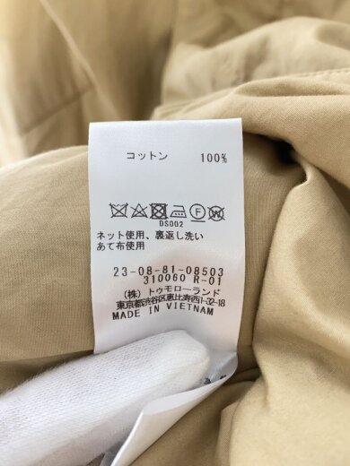 商品画像：ウォッシュドツイルオーバーコート/コットン/CML/23-08-01-08503// 4