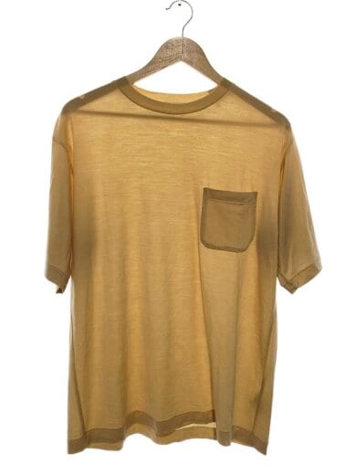商品画像：22SS/ウール天竺 Tシャツ/2/ウール/BEG/無地/V01-05007 1