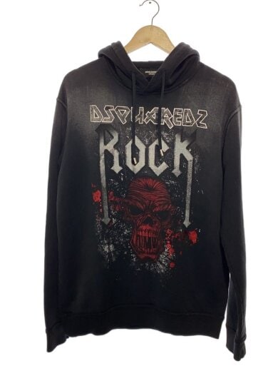 商品画像：18AW/パーカー/M/コットン/BLK/プリント/S78GU0004 1