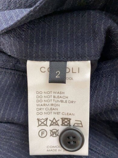 商品画像：24SS/ウール ニータックパンツ/2/ウール/NVY/Z01-03016 4