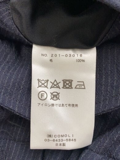 商品画像：24SS/ウール ニータックパンツ/2/ウール/NVY/Z01-03016 5