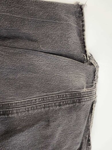 商品画像：3D Twisted Wide Leg Jeans/3/デニム/BLK/無地/NF232P04A 6