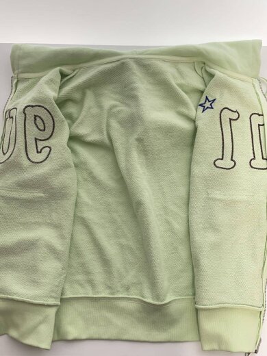 商品画像：COMMON GULL PRODUCTS/NO☆9011 zip hoodie/S/コットン/GRN/GU0248 3
