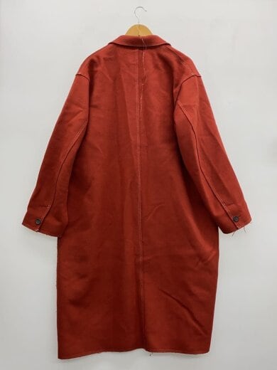 商品画像：カシミヤ混プライムオーバーカットオフステッチダブルチェスターコート/2/ウール/ORN/1121216120// 2