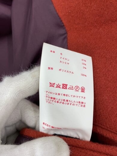 商品画像：カシミヤ混プライムオーバーカットオフステッチダブルチェスターコート/2/ウール/ORN/1121216120// 5