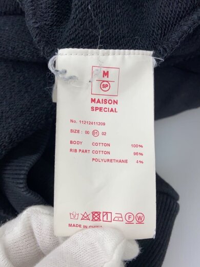 商品画像：スウェット/M/コットン/BLK/無地/11212411209/メゾンスペシャル// 4