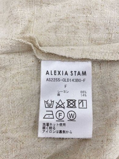 商品画像：半袖ワンピース/FREE/コットン/CRM/無地/AS22SS-CLD143BG-F/アリシアスタン 4