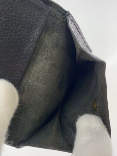 商品画像：3つ折り財布/レザー/BLK/メンズ 5