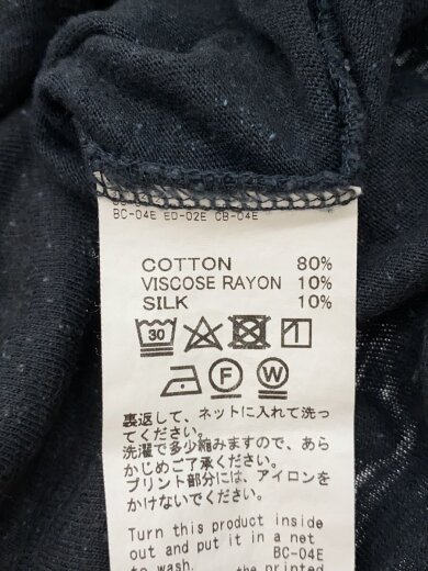 商品画像：Tシャツ/M/コットン/BLK/21ss c-9 4
