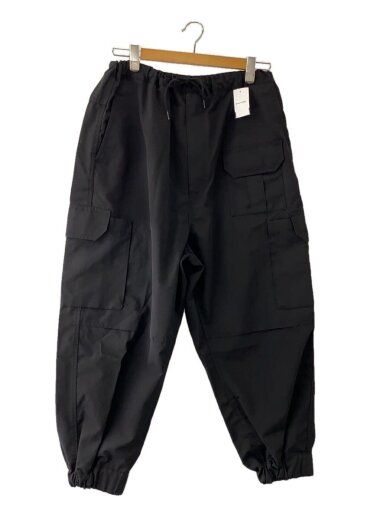 商品画像：Cargo Pants With Elastic Cuffs/S/ポリエステル/ブラック/WM-P015// 1
