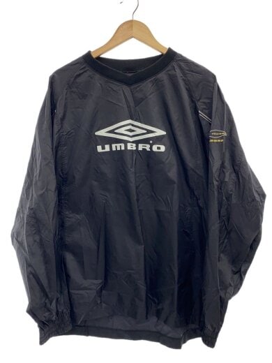商品画像：90s/デサント期/ナイロンプルオーバー/ピステ/長袖Tシャツ/O/ナイロン/BLK/UBA4332 1