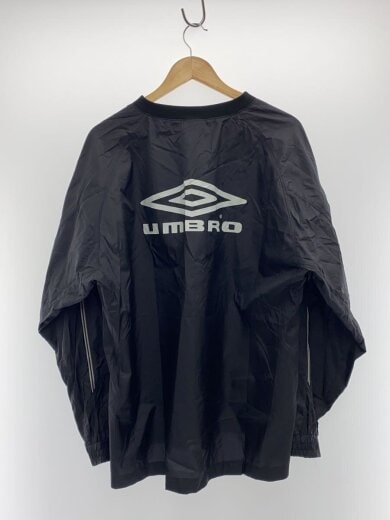 商品画像：90s/デサント期/ナイロンプルオーバー/ピステ/長袖Tシャツ/O/ナイロン/BLK/UBA4332 2