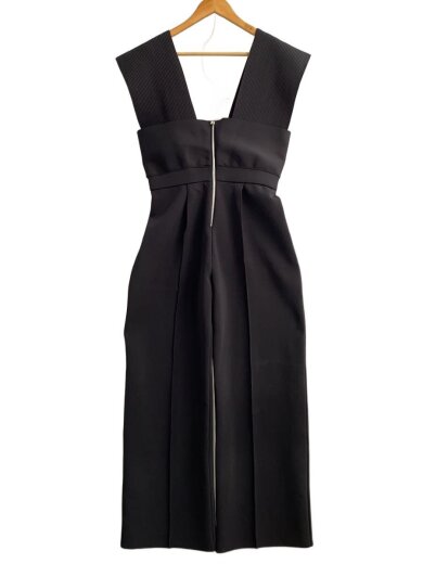商品画像：MITSUKE KNIT/ノースリーブワンピース/36/ポリエステル/BLK/22AW-PH5013// 1