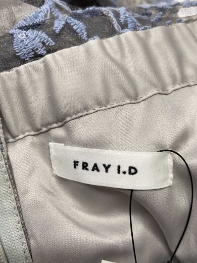 画像：FRAY I.D半袖ワンピース/1/ナイロン/GRY/花柄/FWFO252501//3