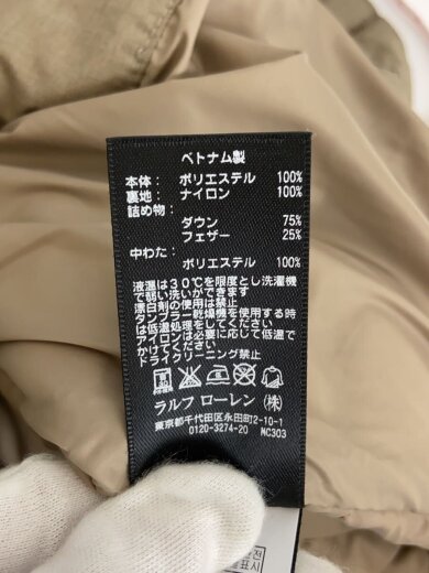 商品画像：ダウンベスト/S/ポリエステル/ベージュ// 5