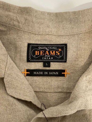 商品画像：半袖シャツ/L/リネン/BEG/38-01-0288-139// 3