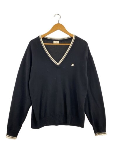 商品画像：ニット・セーター(厚手)/L/ウール/BLK/2ADBK823Y/トリオンフ Vネック セーター// 1