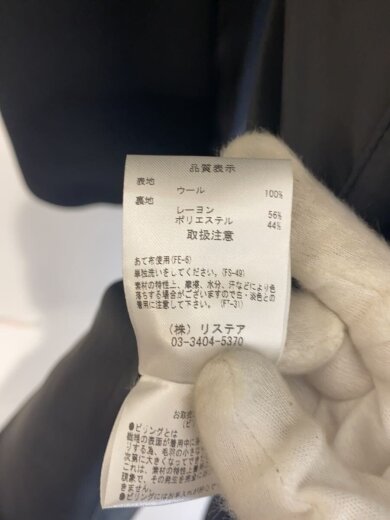 商品画像：チェスターコート/36/ウール/BLK/20A69508 5