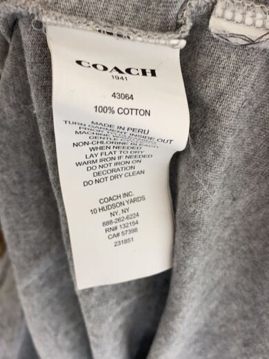 商品画像：Tシャツ/M/コットン/GRY/43064 4