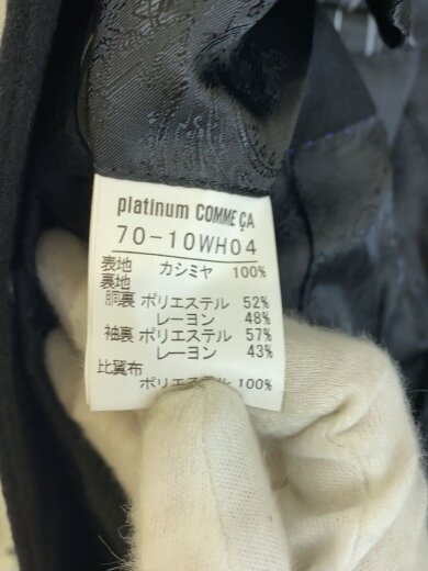 商品画像：コート/M/カシミア/BLK/無地/70-10WH04 5