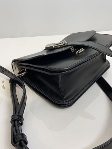 商品画像：ショルダーバッグ/レザー/BLK/無地 4