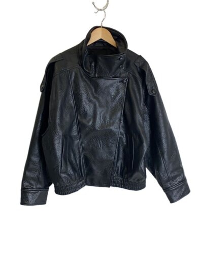 商品画像：レザージャケット・ブルゾン/L/フェイクレザー/BLK/4391/852/800 1