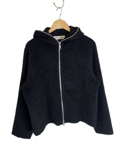 商品画像：ジップパーカー/44/ウール/BLK/無地/M4243FBH-26AW 1