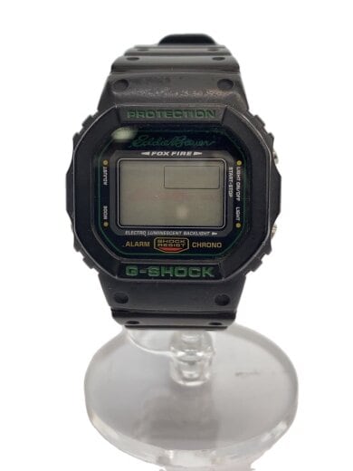 商品画像：ソーラー腕時計/デジタル/ラバー/BLK/DW-5600VT 1