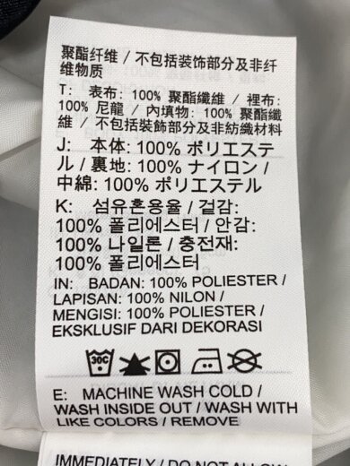 商品画像：ジャケット/XS/ポリエステル/BLK/無地/HF9436-010// 4