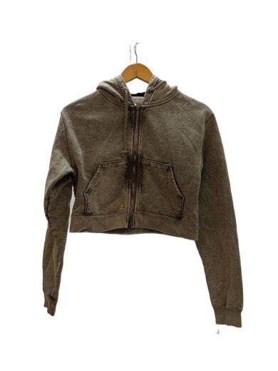 商品画像：INSCRIRE/W-Zip Bleach Sweat Parka/ジップパーカー/S/コットン/グレー 1