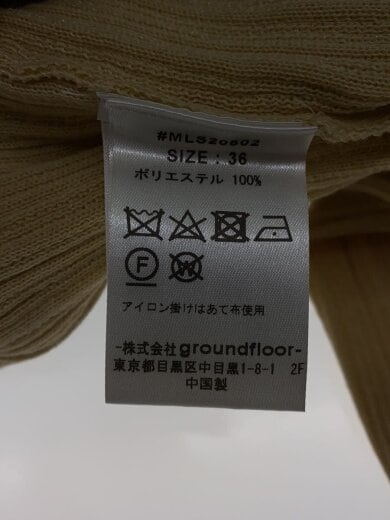商品画像：長袖ワンピース/36/ポリエステル/BEG/MLS20802// 4