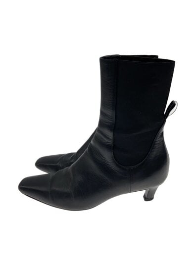 商品画像：Mid Heel Leather Boot/サイドゴアブーツ/36/BLK/レザー// 1