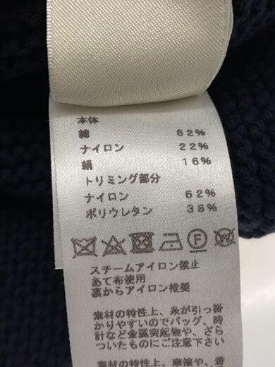 商品画像：ニット・セーター(厚手)/34/コットン/NVY/無地 5