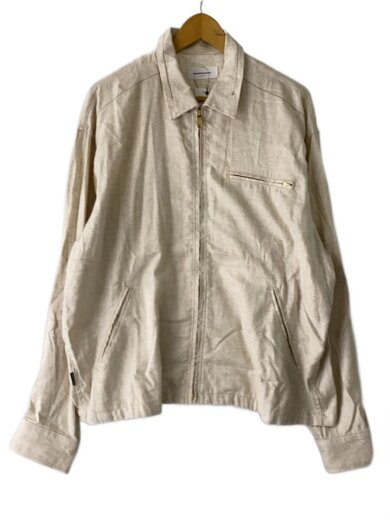 商品画像：HRMS NATURAL ZIP JACKET/ジャケット/L/レーヨン/IVO// 1