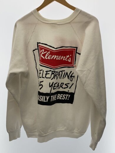 商品画像：スウェット/XL/コットン/WHT/プリント 2