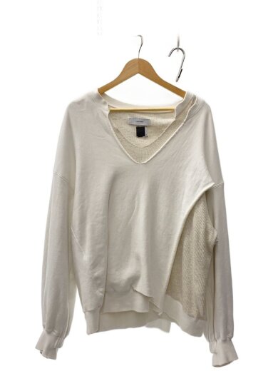 商品画像：Layered V-Neck Sweatshirt/5/コットン/WHT/KGO-SW-U05// 1
