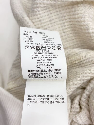商品画像：Layered V-Neck Sweatshirt/5/コットン/WHT/KGO-SW-U05// 4