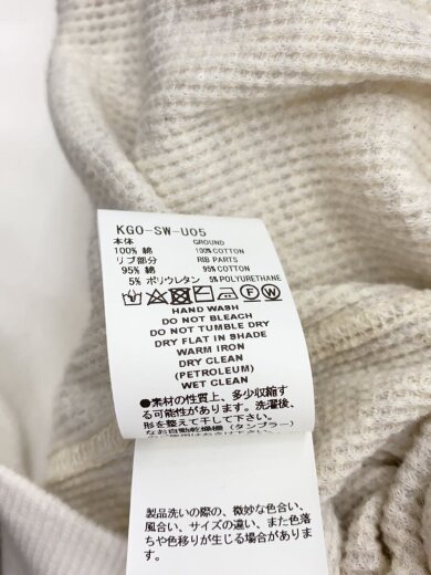 商品画像：Layered V-Neck Sweatshirt/5/コットン/WHT/KGO-SW-U05// 5